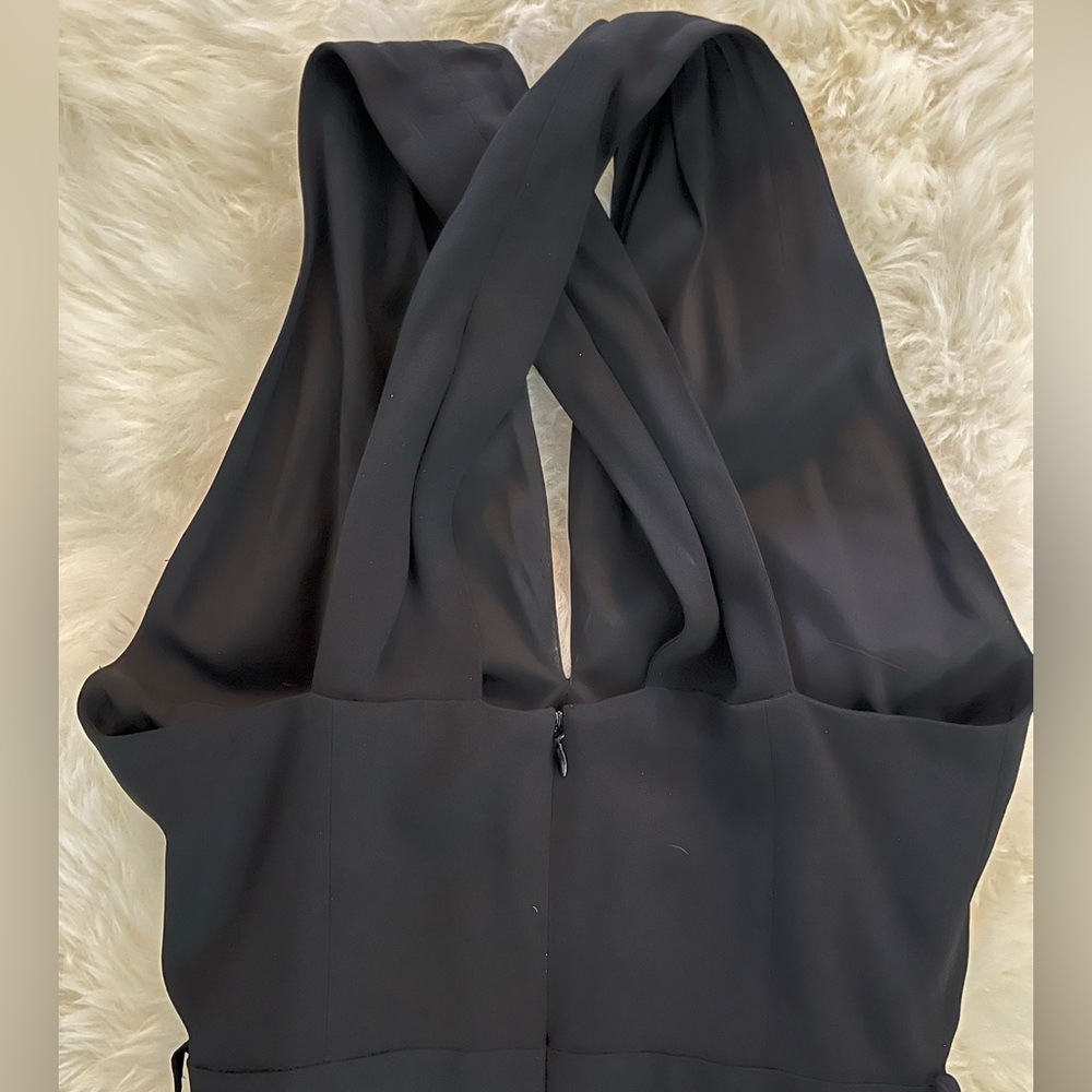 Gucci black halter cocktail dress